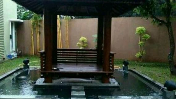 Pembuatan Kolam Dan Taman di Riau